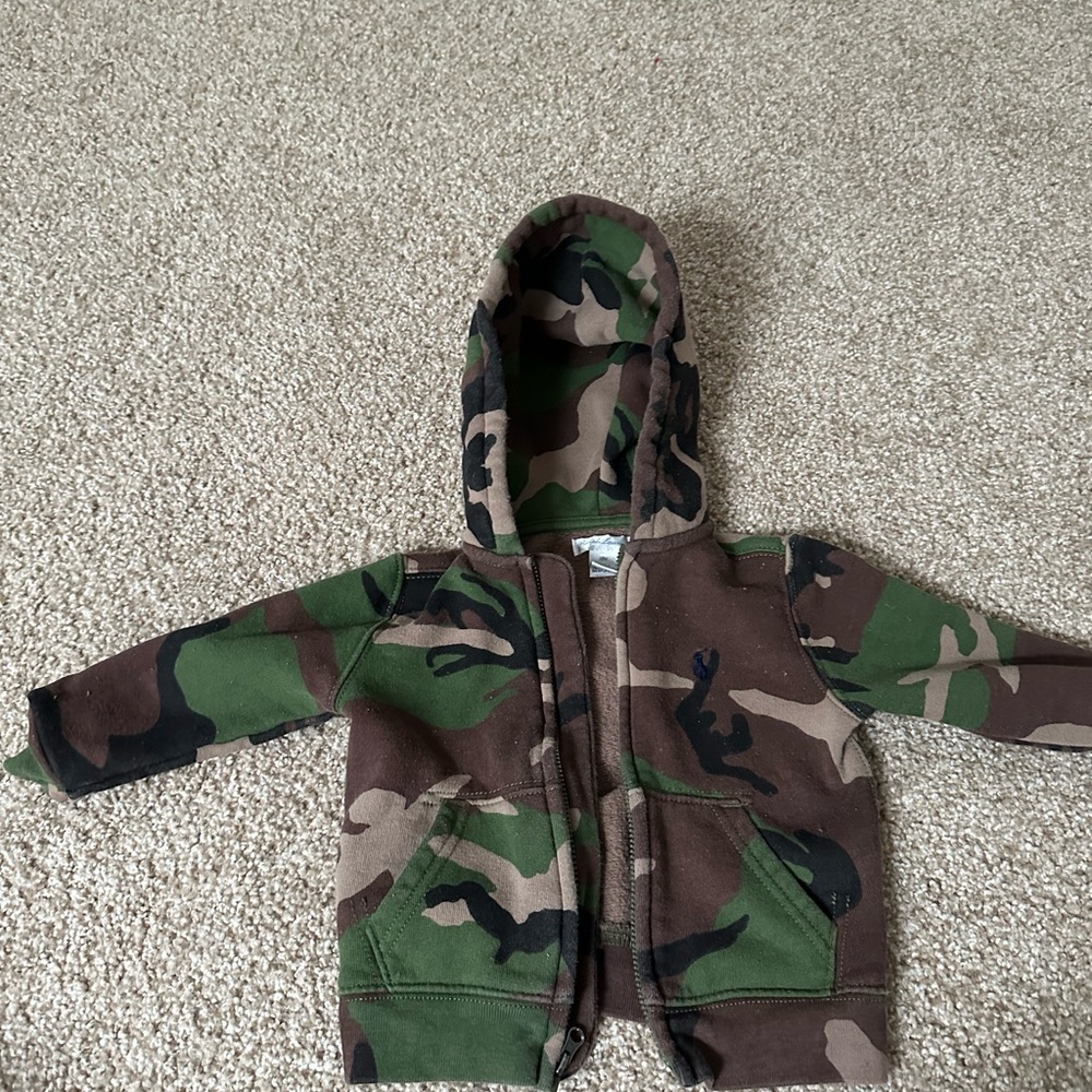 Polo Ralph Lauren Camo Zip Up 18 Months